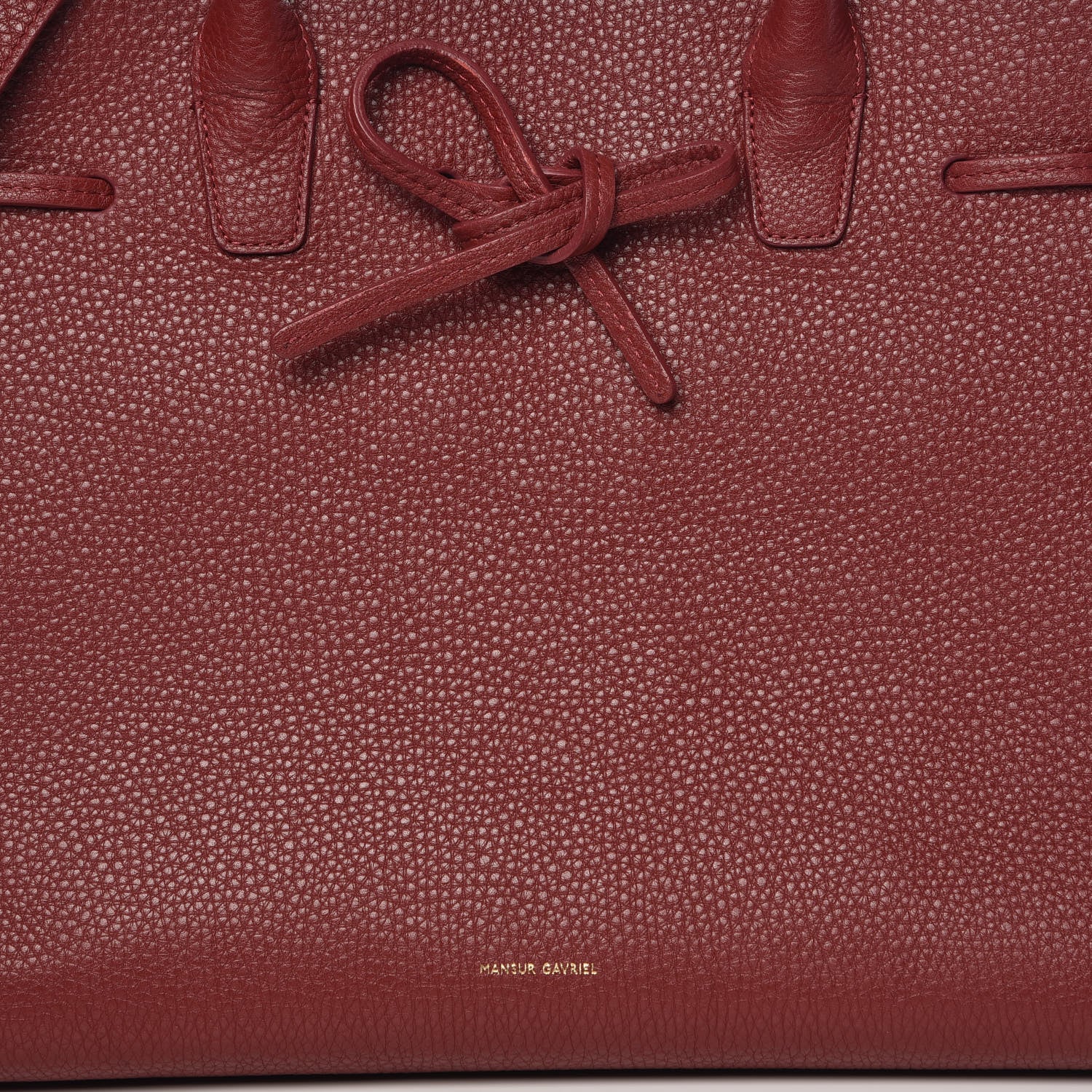 Mansur Gavriel Tumbled Calfskin Large Sun Bag Rococo 9 of 12