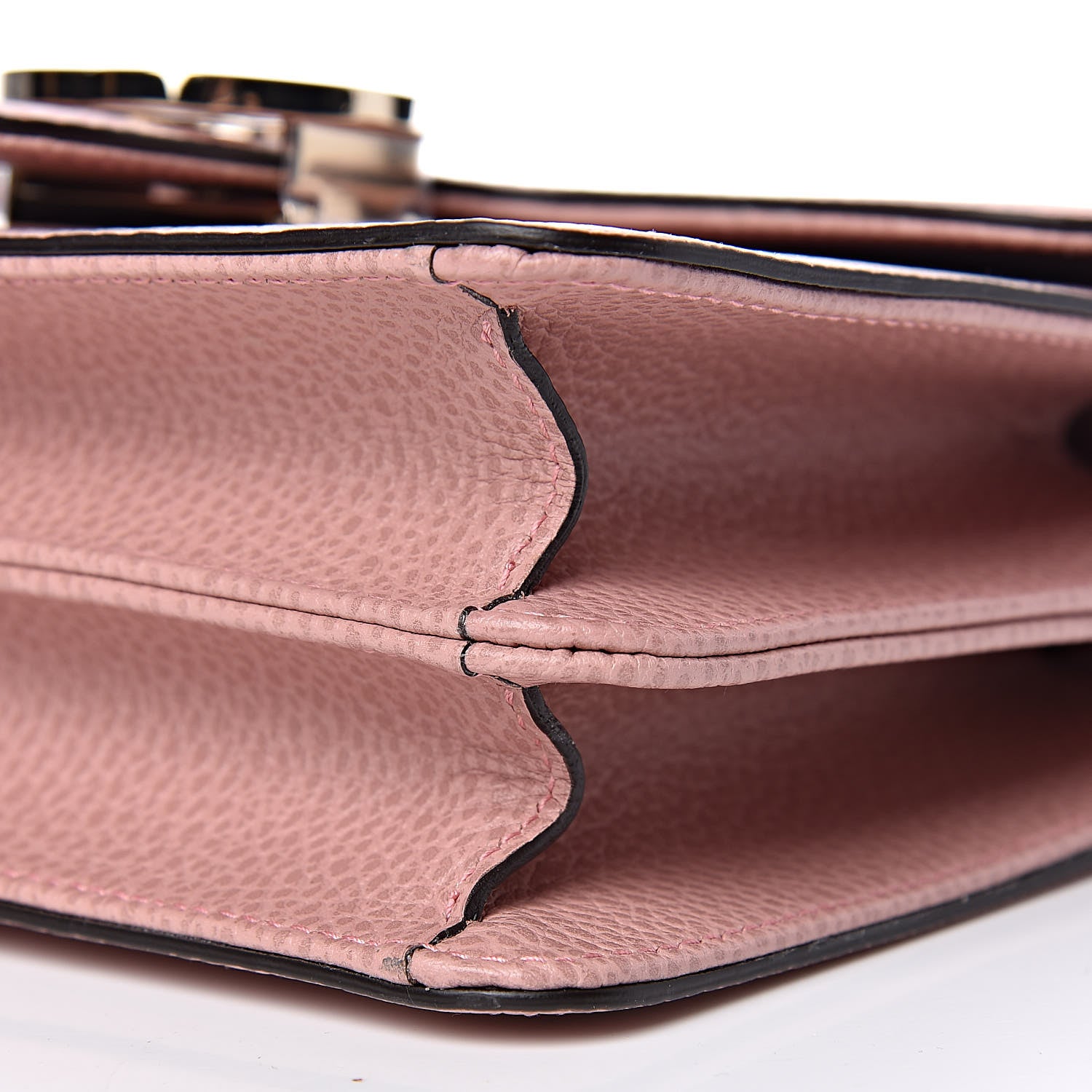 Gucci Dollar Calfskin Small Interlocking G Shoulder Bag Soft Pink 9 of 9