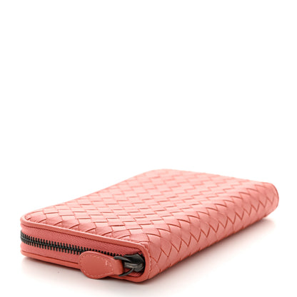 Bottega Veneta Nappa Intrecciato Zip Around Wallet Pompei 4 of 8