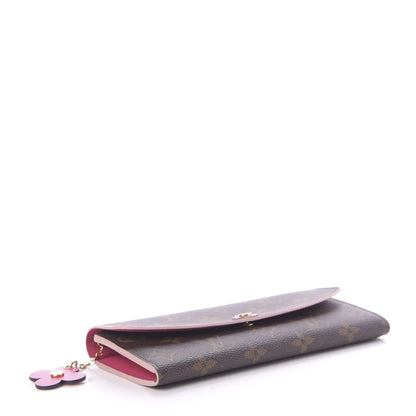 Louis Vuitton Monogram Bloom Flower Emilie Wallet 4 of 11