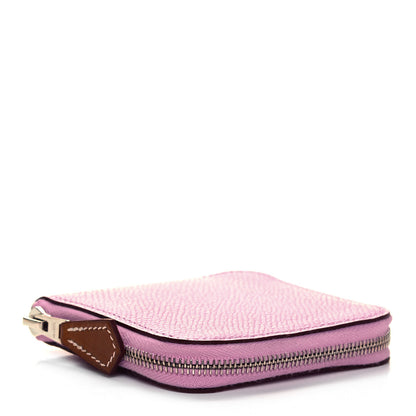 Hermes Epsom Silk'in Coin Purse Mauve Sylvestre 5 of 7