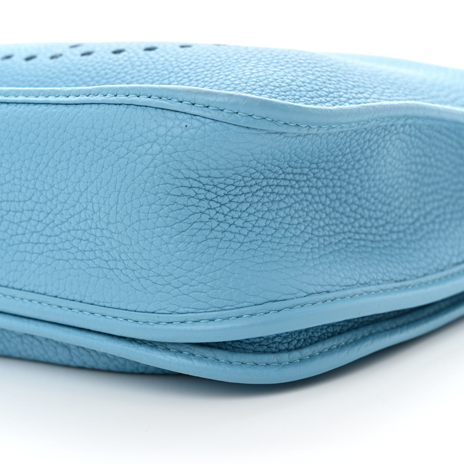 Hermes Taurillon Clemence Evelyne III PM Bleu Du Nord 10 of 10