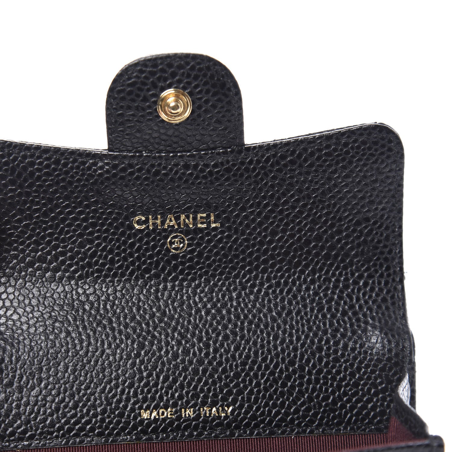 Chanel Caviar Quilted Flap Card Holder Black 7 of 9