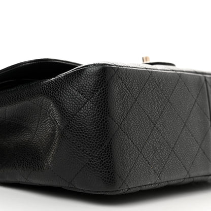 Chanel Caviar Quilted Jumbo Double Flap Black 9 of 13