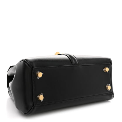 Celine Satinated Calfskin Small 16 Top Handle Bag Black 4 of 11