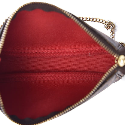 Louis Vuitton Damier Ebene Mini Pochette Accessories 5 of 8