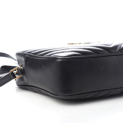 Saint Laurent Calfskin Matelasse Monogram Lou Camera Bag Black 8 of 9
