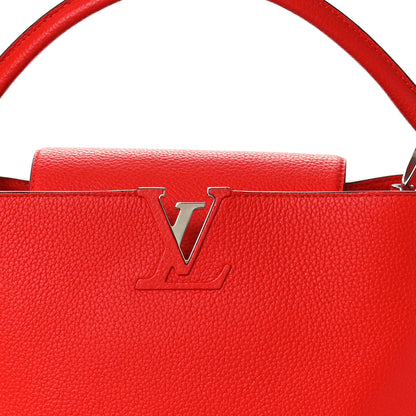 Louis Vuitton Taurillon Capucines MM Rubis 7 of 9