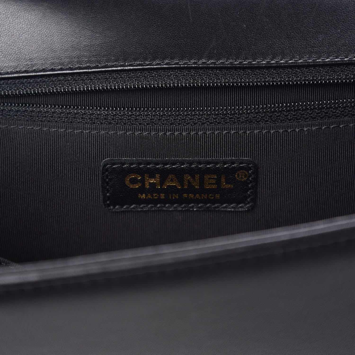 Chanel Lambskin Quilted Large Boy Flap Black 5 of 10