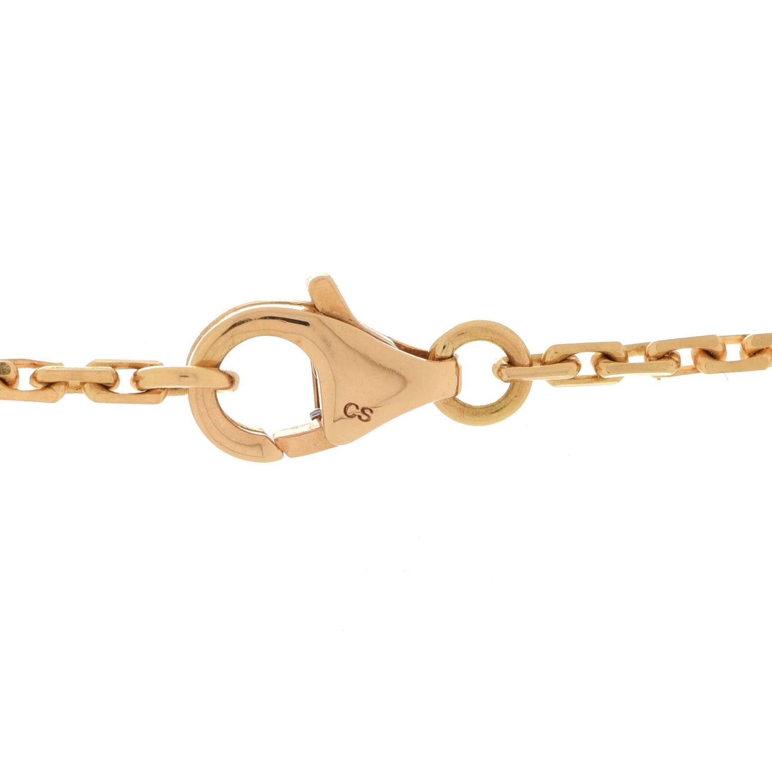 Cartier 18K Yellow Gold 3 Diamonds LOVE Pendant Necklace 6 of 6