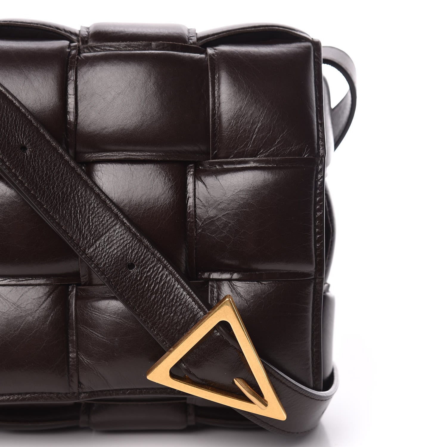 Bottega Veneta Nappa Maxi Intreccio Padded Cassette Crossbody Bag Fondente 10 of 11