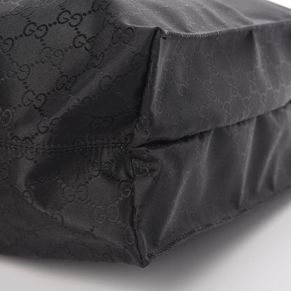 Gucci Nylon Monogram Vertical Tote Black 10 of 10