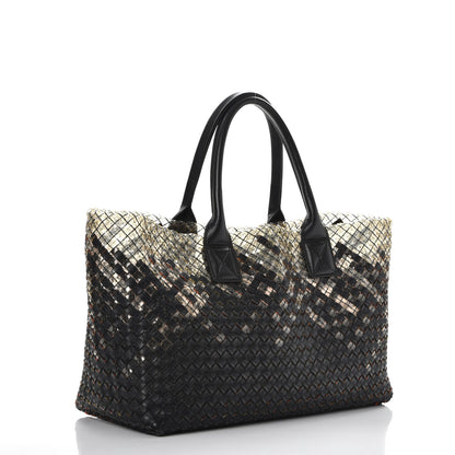 Bottega Veneta Nappa Intrecciato PVC Medium Cabat Black 3 of 9