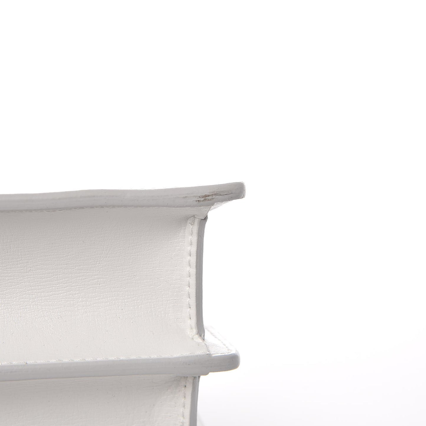 Calfskin Medium Monogram Sunset Dove White