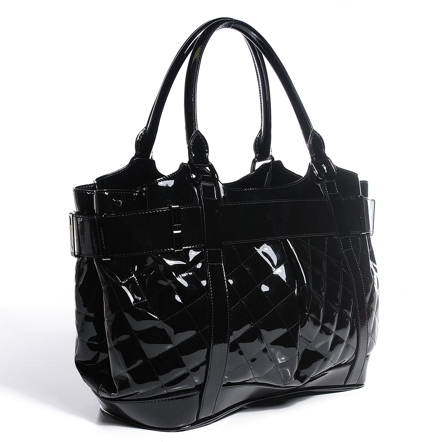 Burberry Patent Quilted Beaton Black 3 of 13