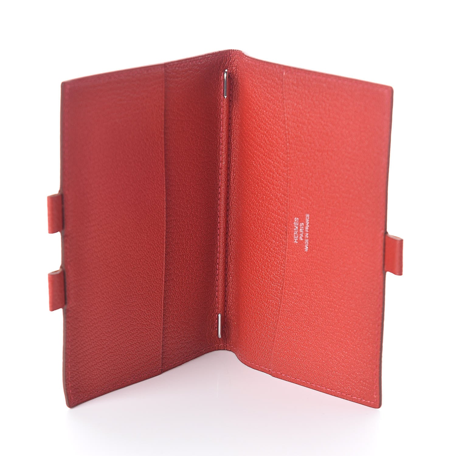 Hermes Chevre Mysore Vision Agenda Cover PM Rouge Casaque 5 of 6