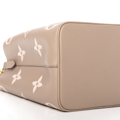 Louis Vuitton Empreinte Monogram Giant Neonoe MM Tourterelle Creme 6 of 11