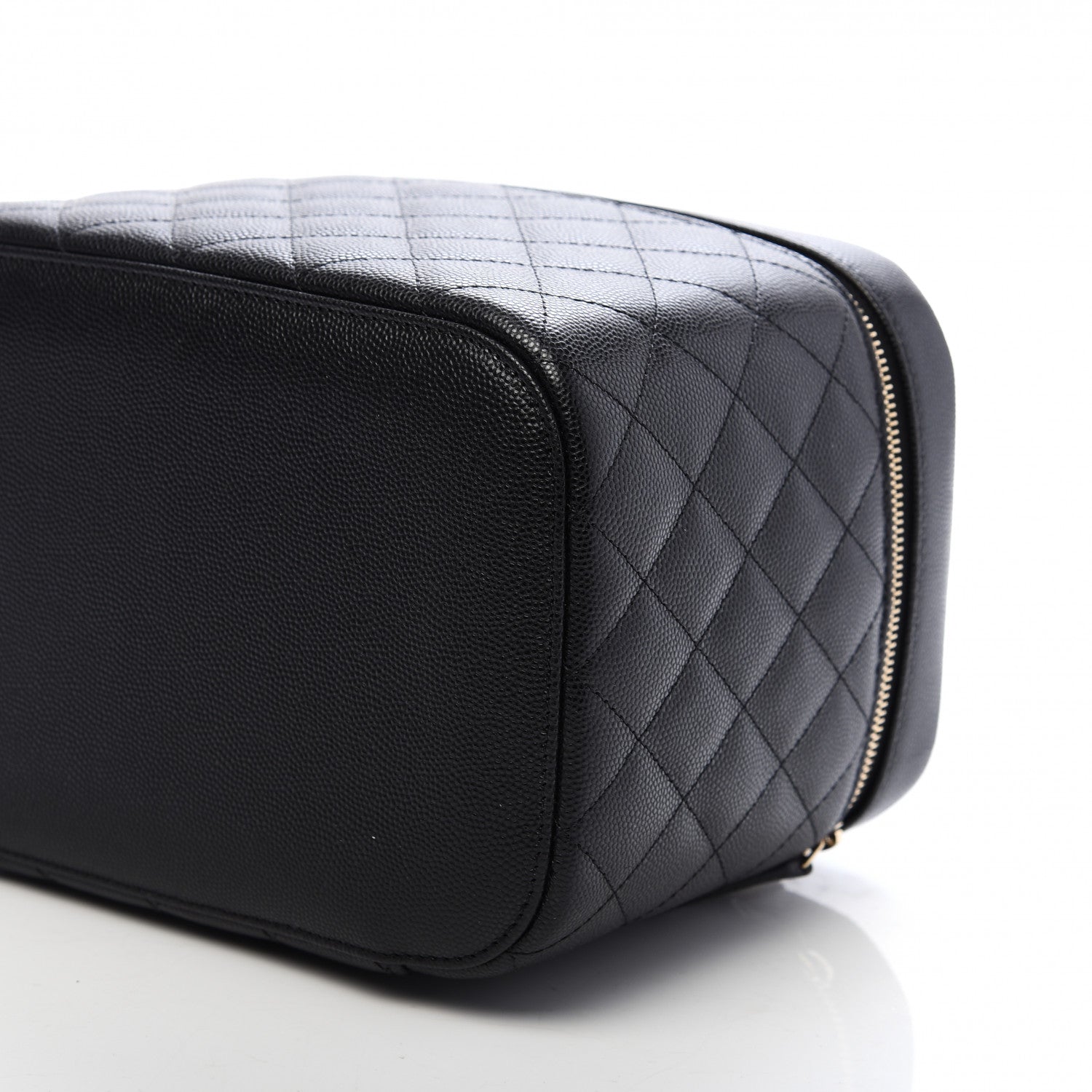 Chanel Caviar Quilted Large Vanity Pouch Black 7 of 10