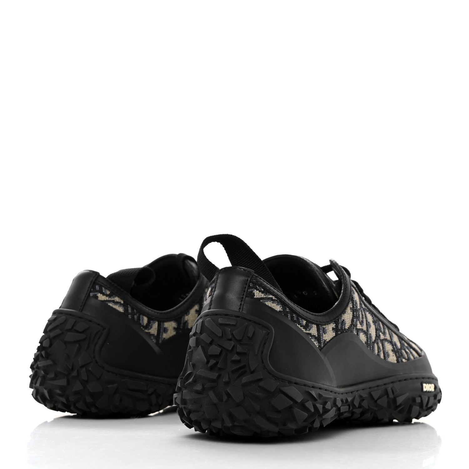 Christian Dior Jacquard Rubber Oblique Mens B28 Low Top Sneakers