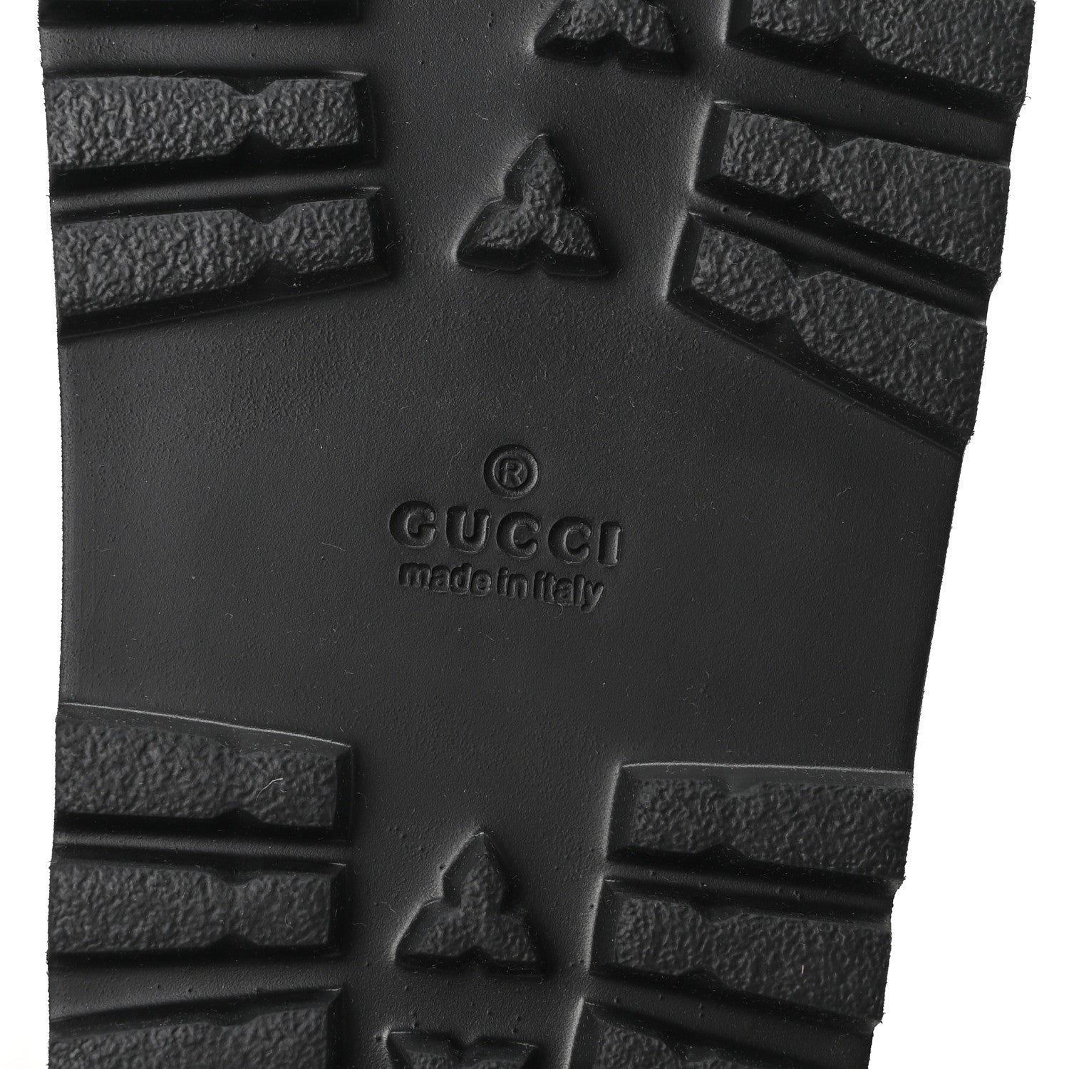 Gucci GG Supreme Monogram Camouflage Mens Lug Sole Slide Sandals 7 Blue Multicolor 7 of 10