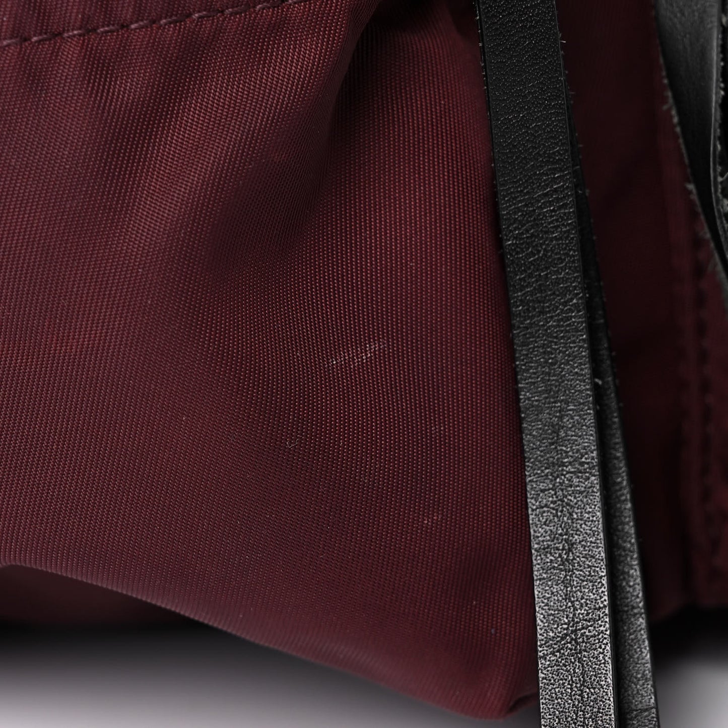 Nylon Medium Rucksack Backpack Burgundy Red