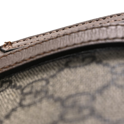 Gucci GG Supreme Monogram Mini Horsebit 1955 Crossbody Bag Beige Brown Sugar 12 of 12