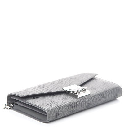 MCM Visetos Large Patricia Wallet On Chain Phantom Grey 4 of 8