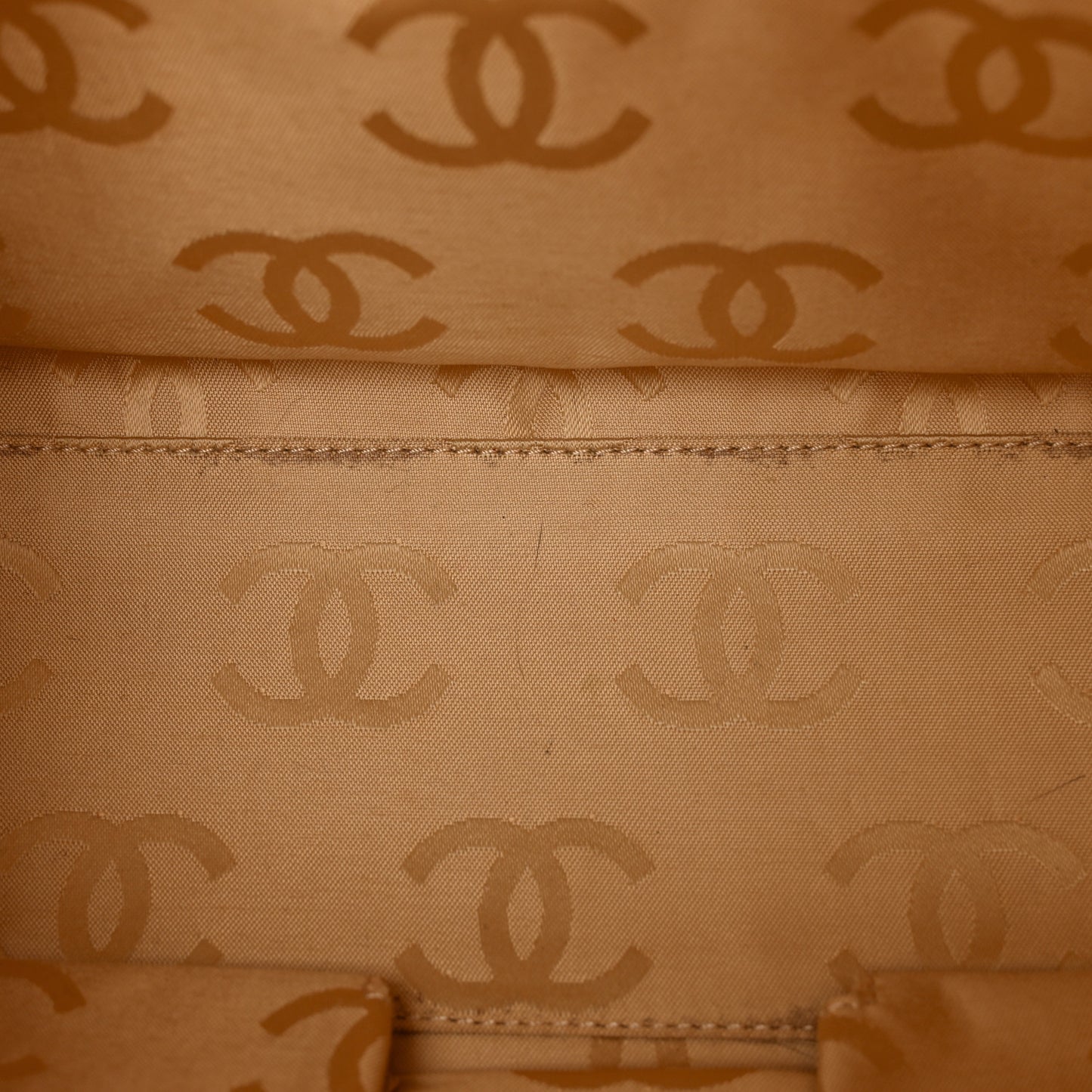 Calfskin Wild Stitch Small Tote Beige
