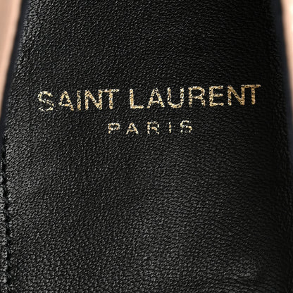 Saint Laurent Lambskin Monogram Espadrilles 35.5 Nude 8 of 10