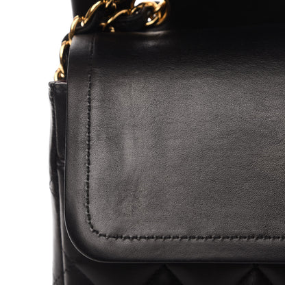 Chanel Lambskin Quilted Maxi Double Flap Black 12 of 12