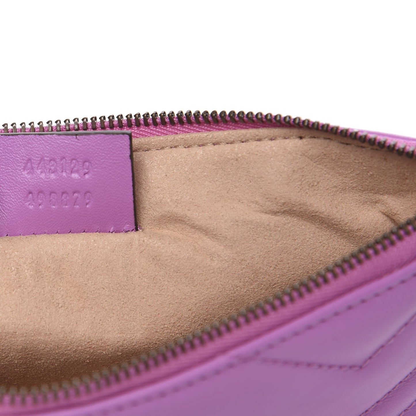 Calfskin Matelasse Mini GG Marmont Chain Bag Candy Mousse