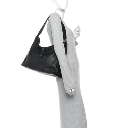 Louis Vuitton Empreinte Monogram Giant CarryAll MM Black 2 of 9
