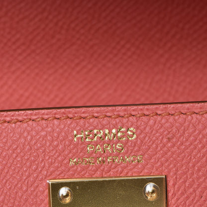 Hermes Epsom Kelly Sellier 32 Flamingo 17 of 32