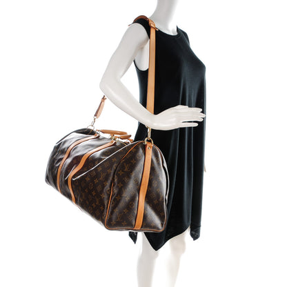 Louis Vuitton Monogram Keepall Bandouliere 55 2 of 9