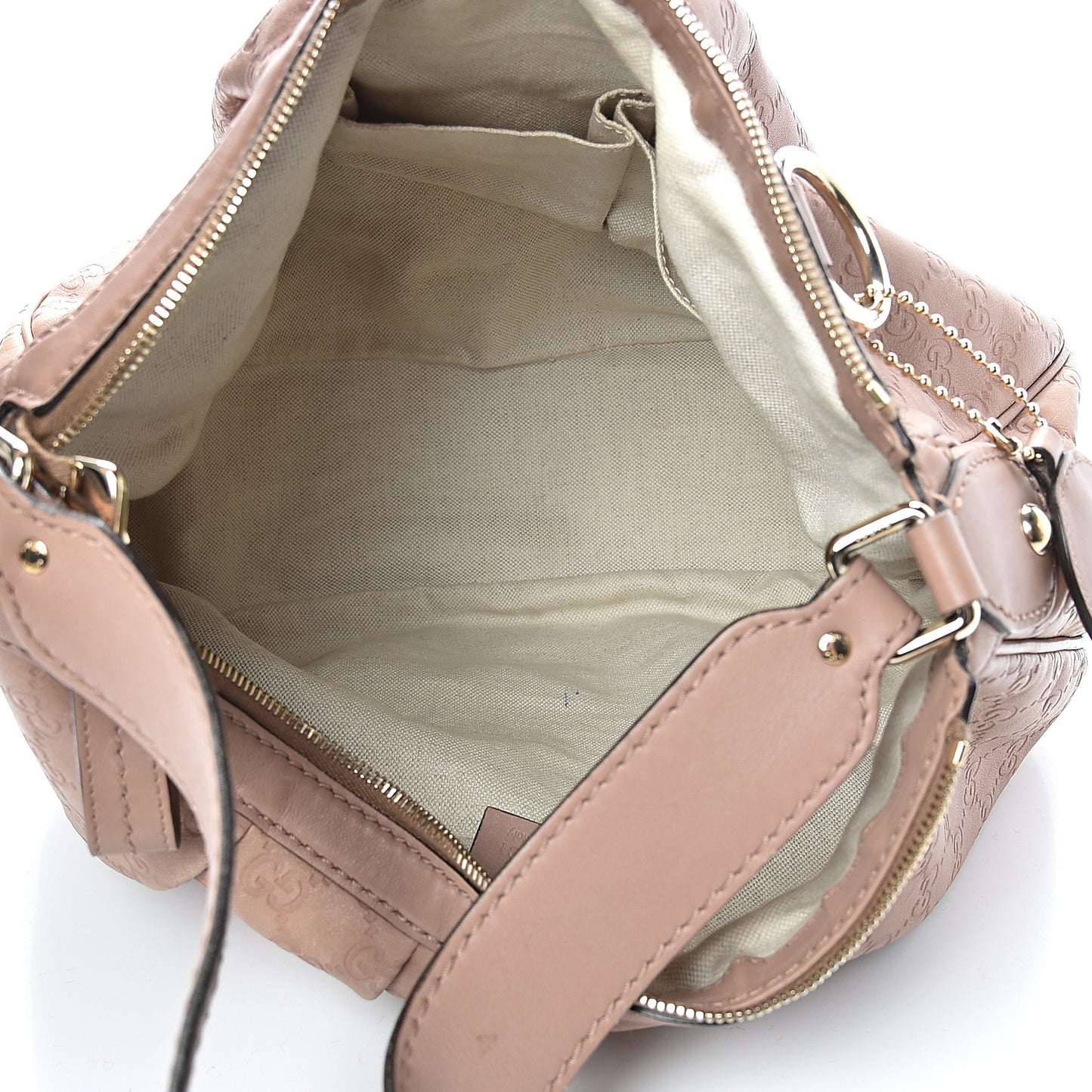 Guccissima Medium Sukey Hobo Beige