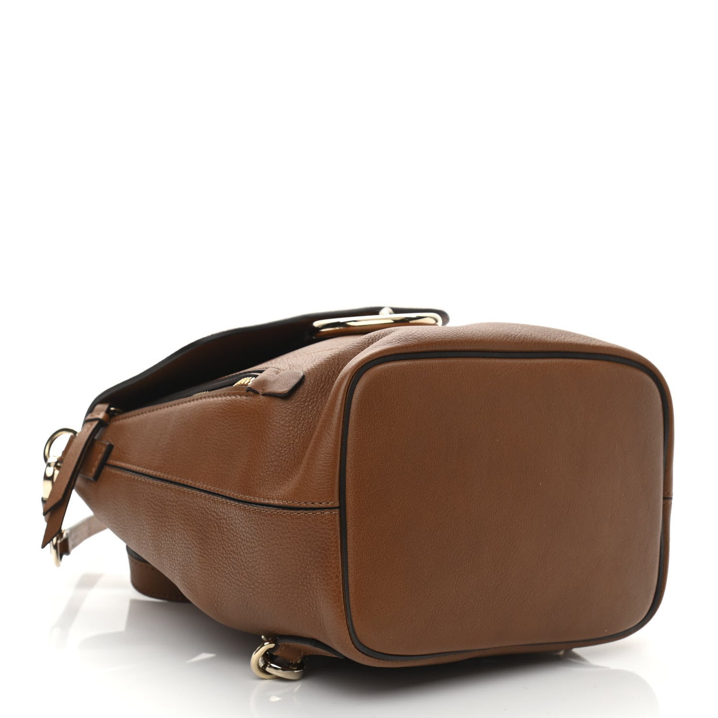 Suede Calfskin Medium Faye Backpack Tan
