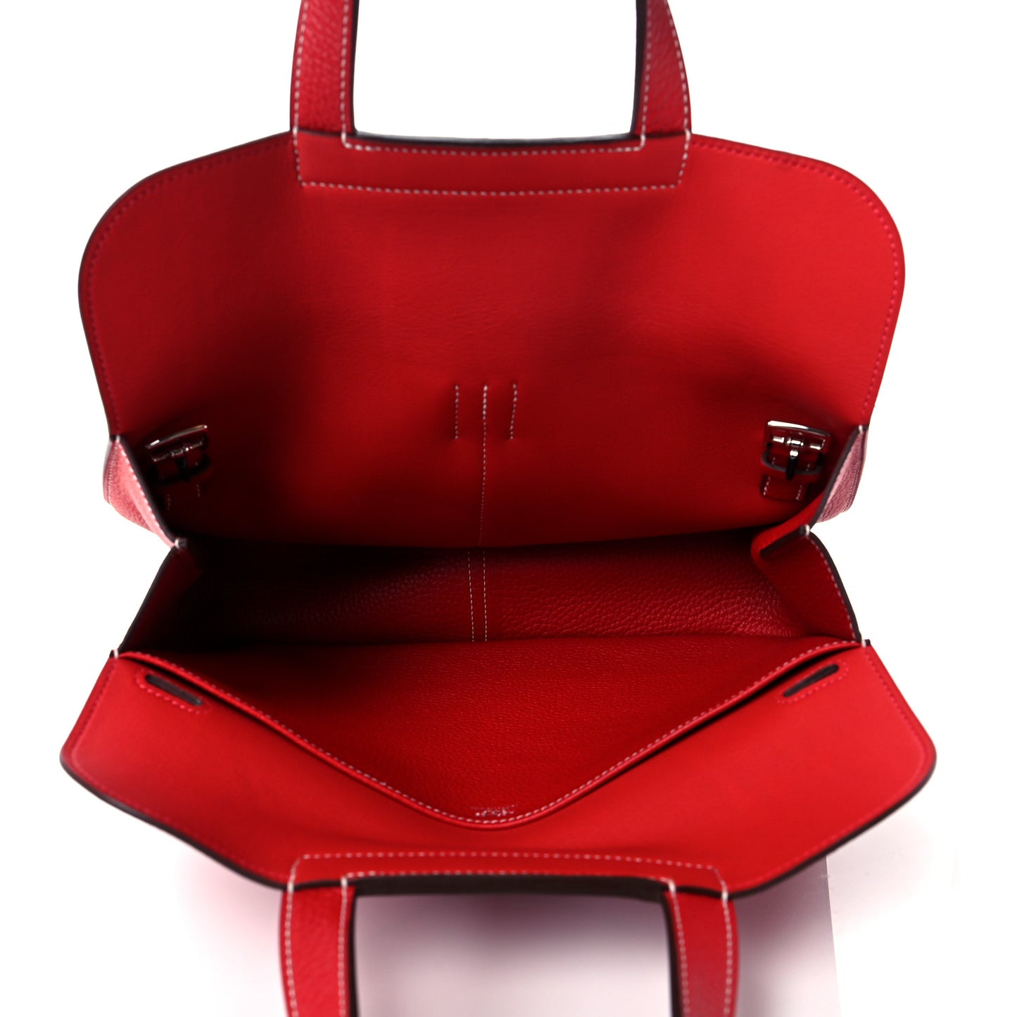 Taurillon Clemence Verso Halzan 31 GM Rouge Casaque Vermillion