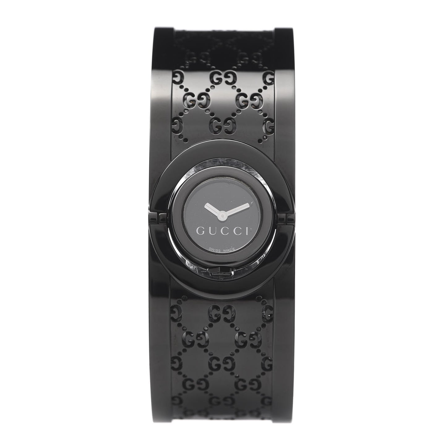 PVD Stainless Steel 23mm Twirl Quartz Watch Black