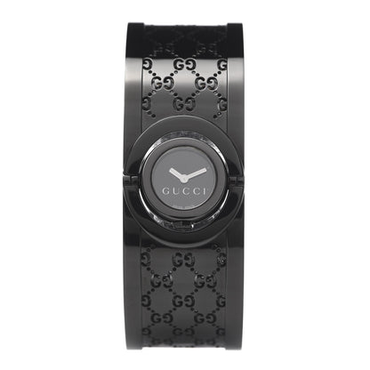 Gucci PVD Stainless Steel 23mm Twirl Quartz Watch Black 1 of 7