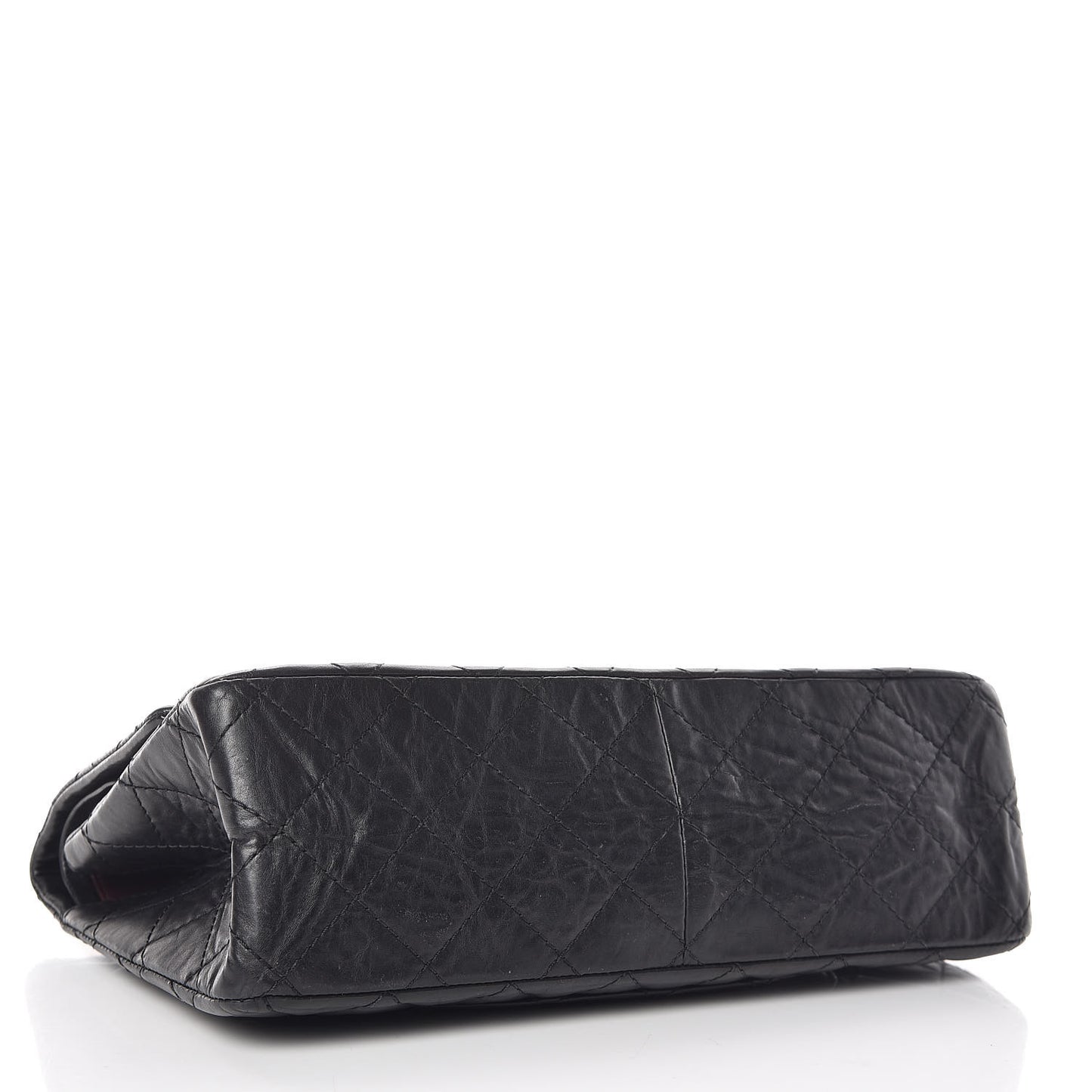 Aged Calfskin Quilted 2.55 Reissue 226 Flap Black