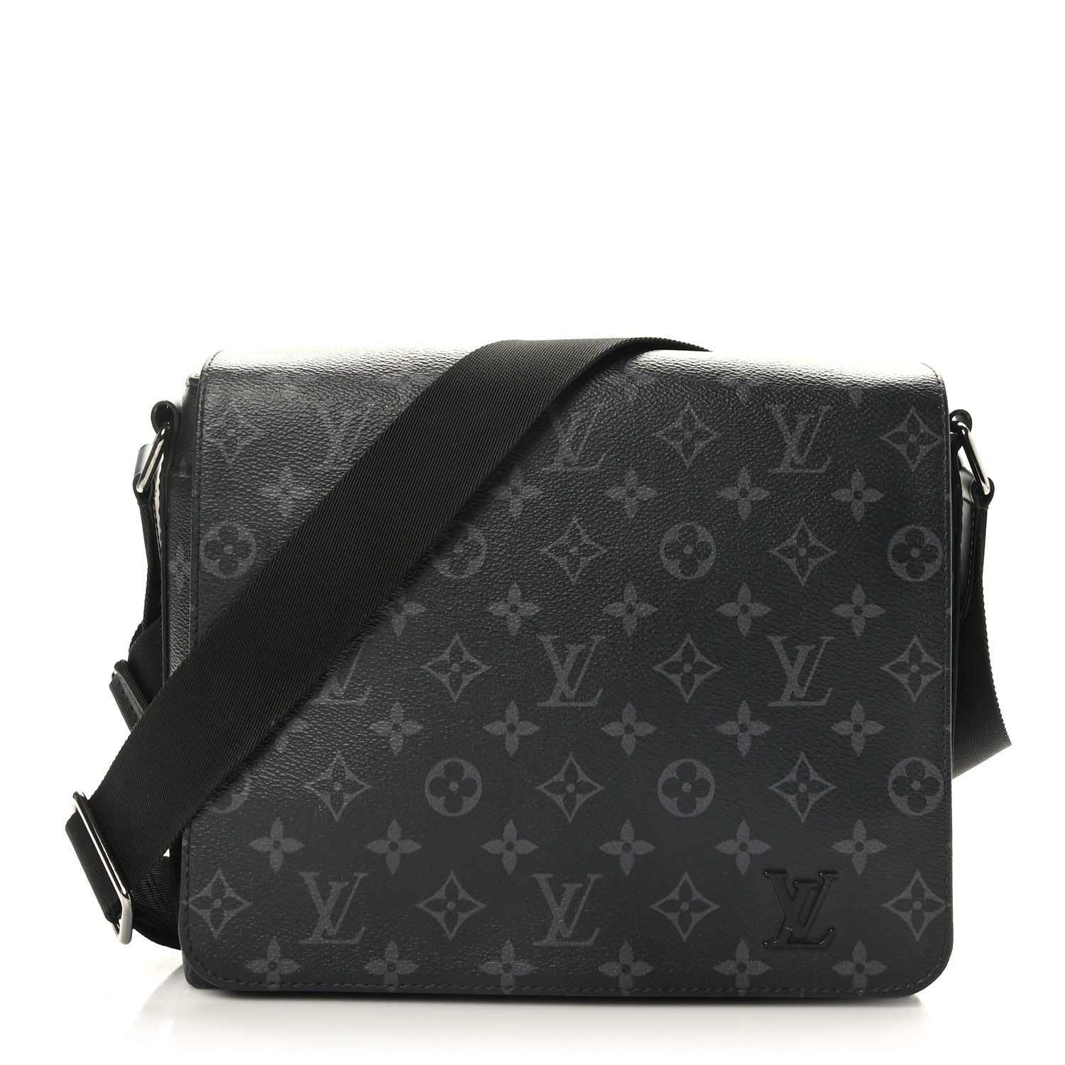 Louis Vuitton Monogram Eclipse District PM Black 1 of 8