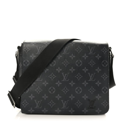 Louis Vuitton Monogram Eclipse District PM Black 1 of 8