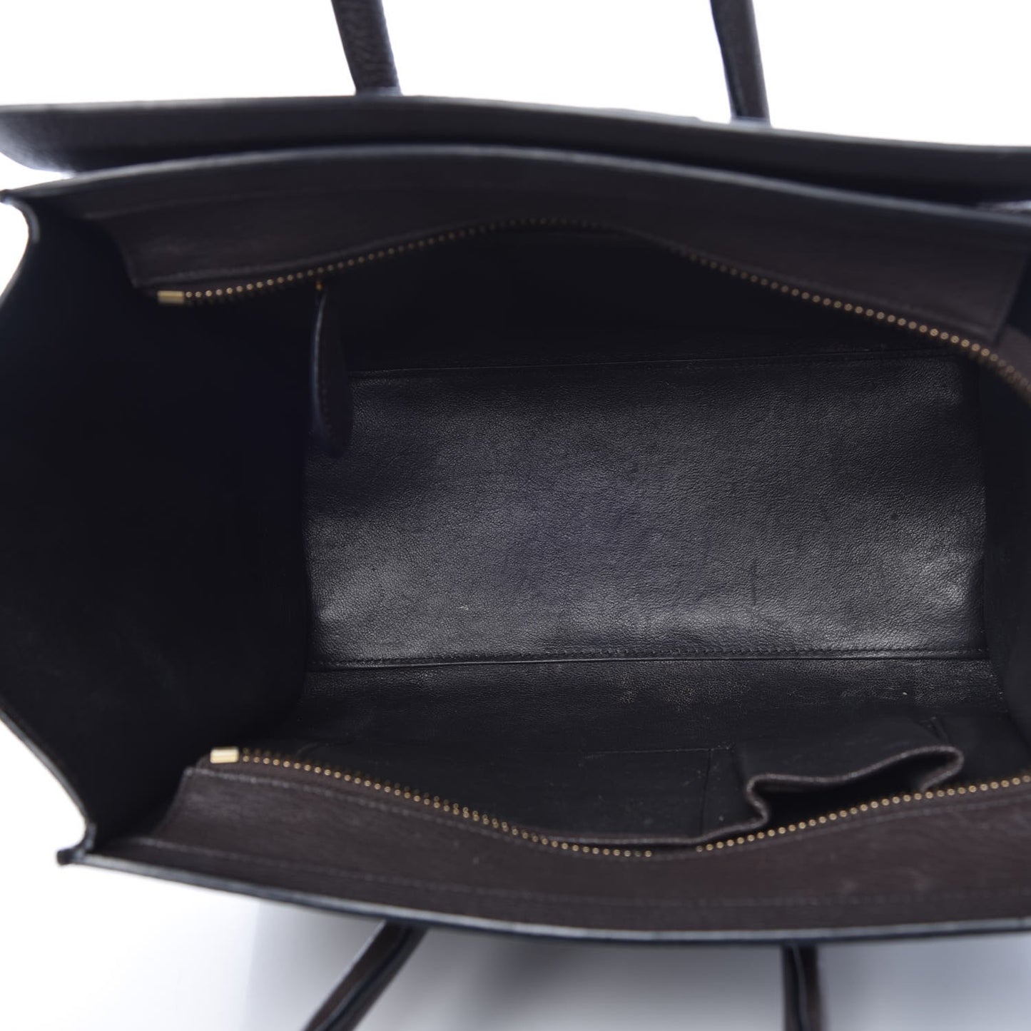 Goatskin Micro Luggage Dark Taupe