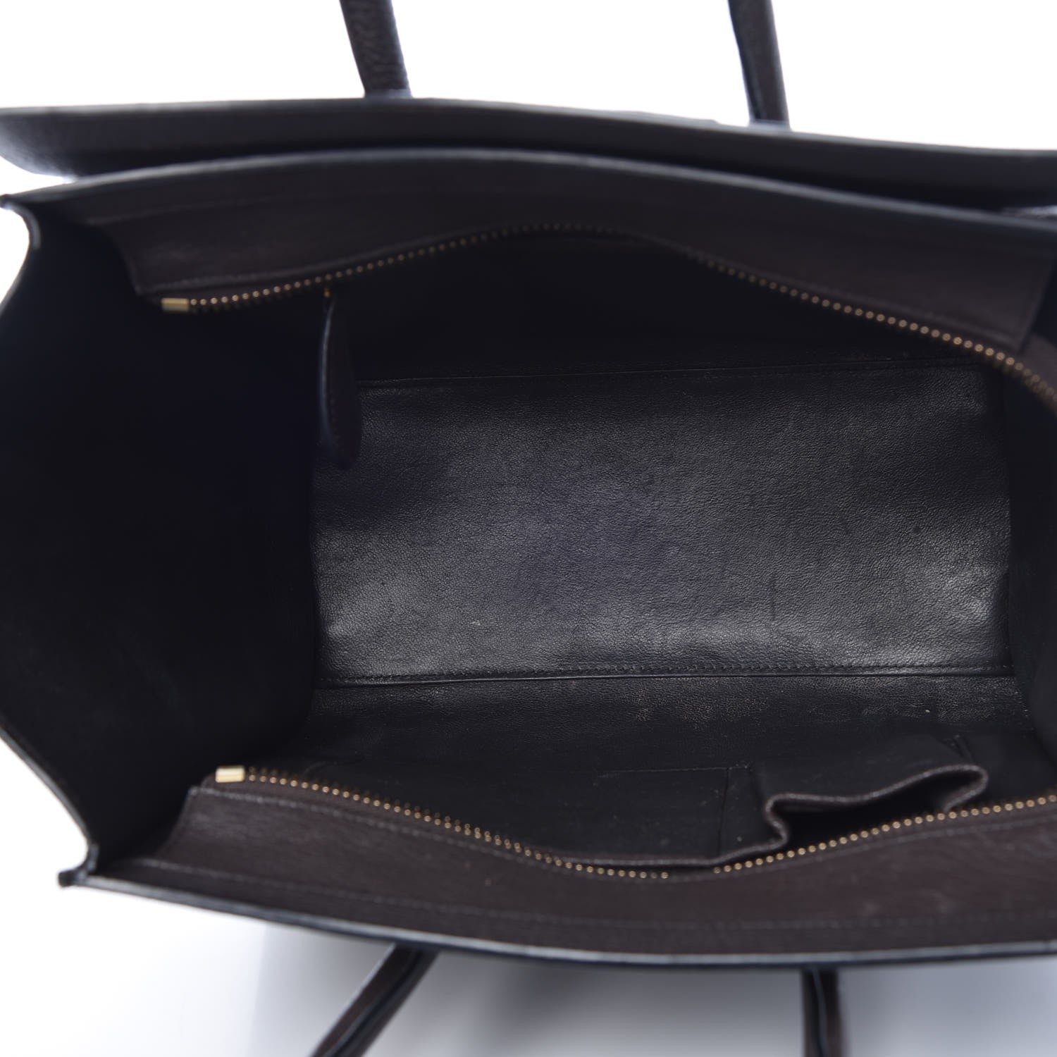 Celine Goatskin Micro Luggage Dark Taupe 5 of 18