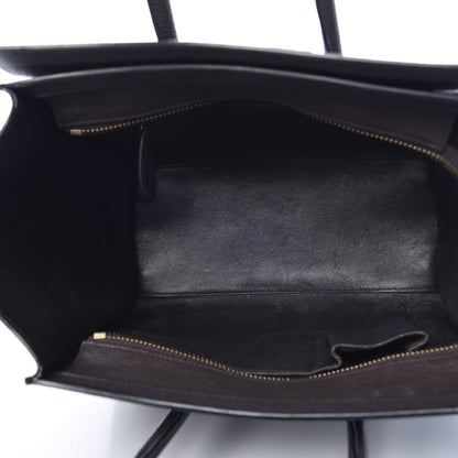 Celine Goatskin Micro Luggage Dark Taupe 5 of 18