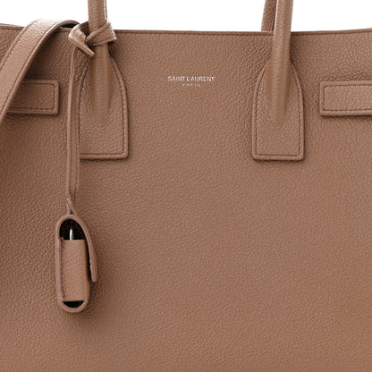 Saint Laurent Grained Calfskin Baby Sac De Jour Taupe 14 of 19