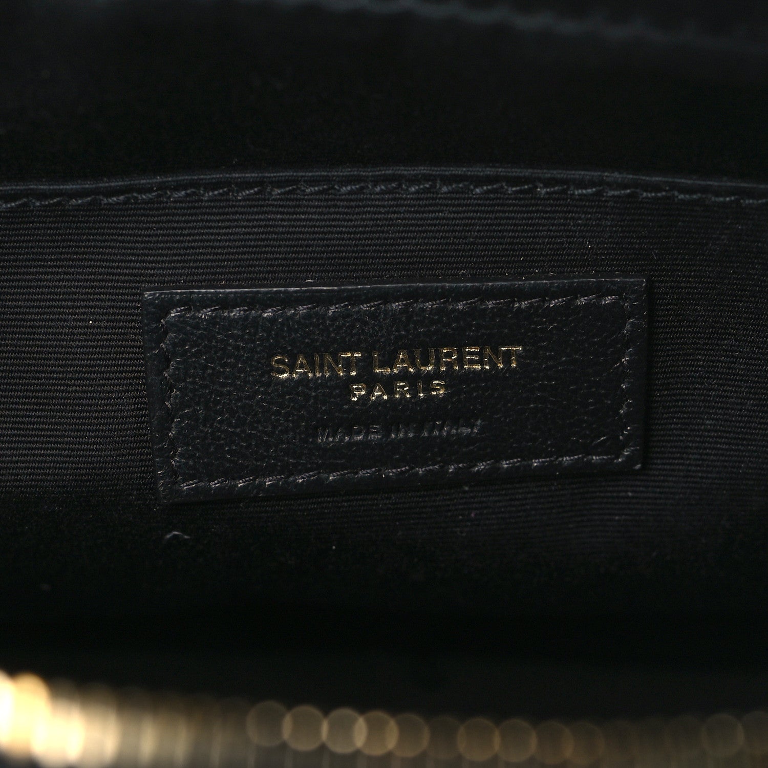 Saint Laurent Calfskin Matelasse Monogram Lou Camera Bag Black 6 of 8