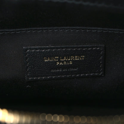 Saint Laurent Calfskin Matelasse Monogram Lou Camera Bag Black 6 of 8