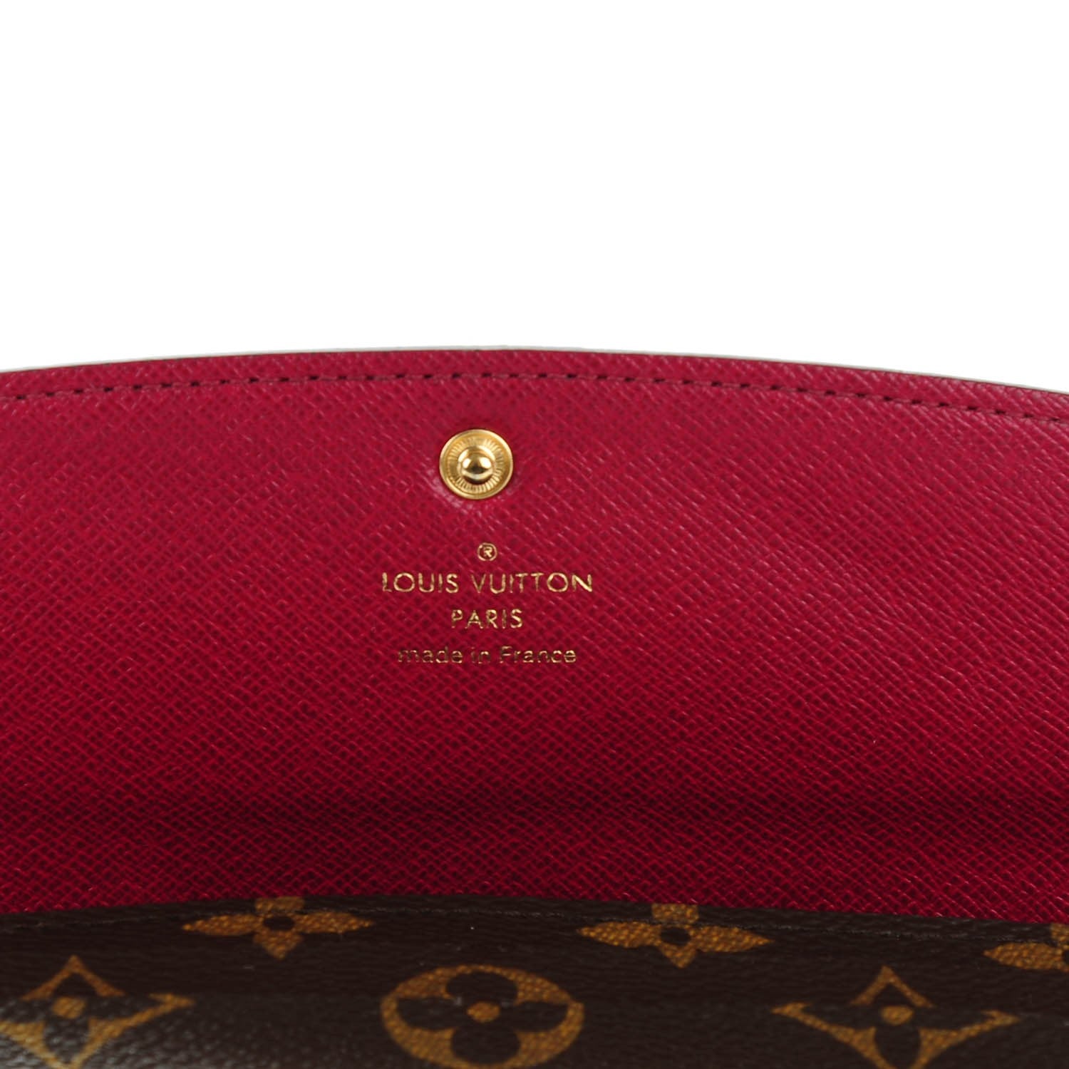 Louis Vuitton Monogram Emilie Wallet Fuchsia 6 of 7