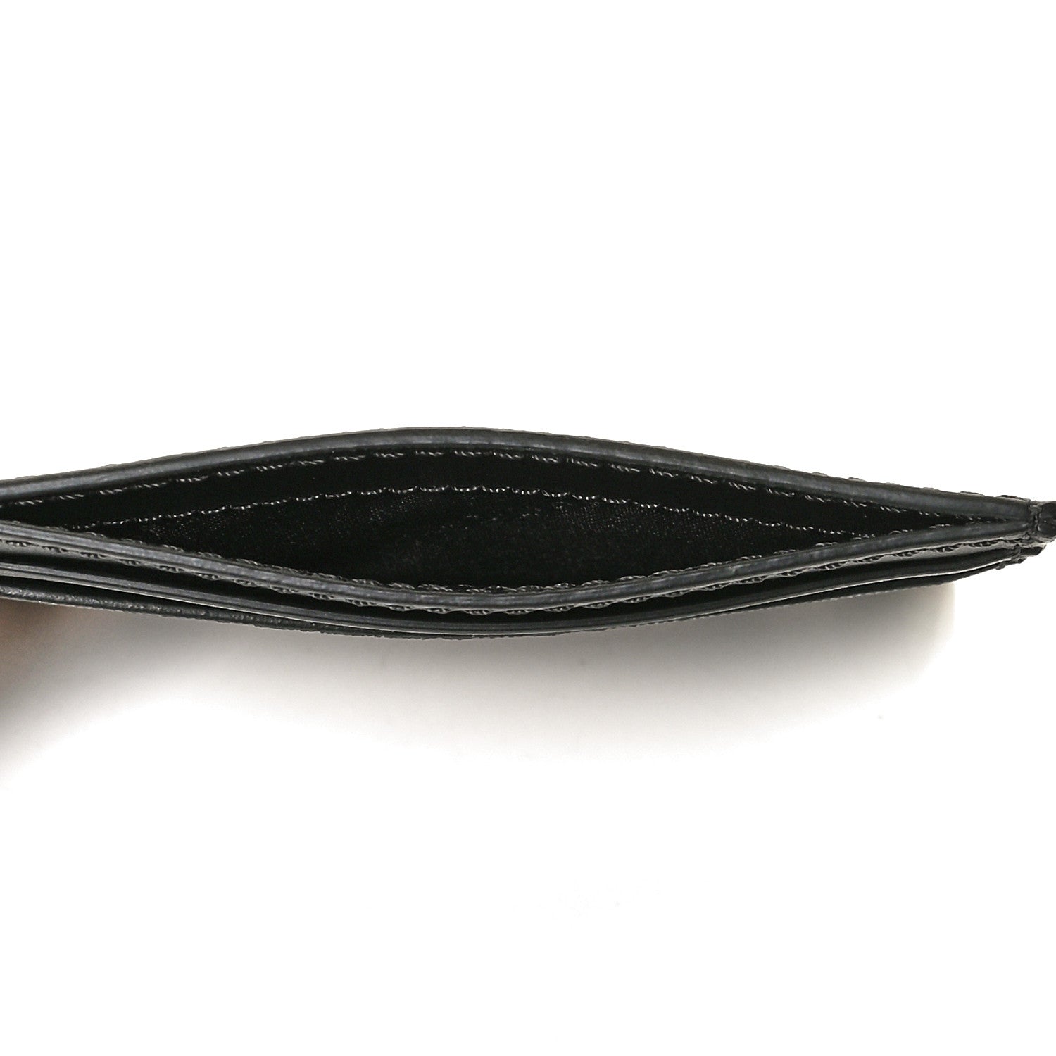 Burberry Vintage Check Calfskin Card Case Black 4 of 9